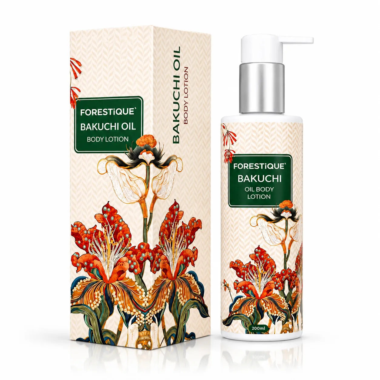 Forestique Fresh Matte Glow Trio (Bakuchiol Body Lotion + Face Wash + Silicon Free Matte Moisturizer)