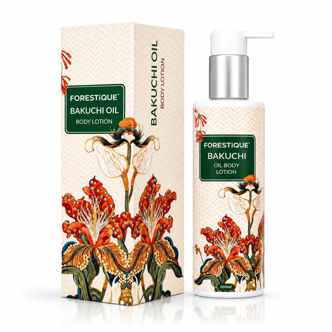 Forestique Fresh Matte Glow Trio (Bakuchiol Body Lotion + Face Wash + Silicon Free Matte Moisturizer)