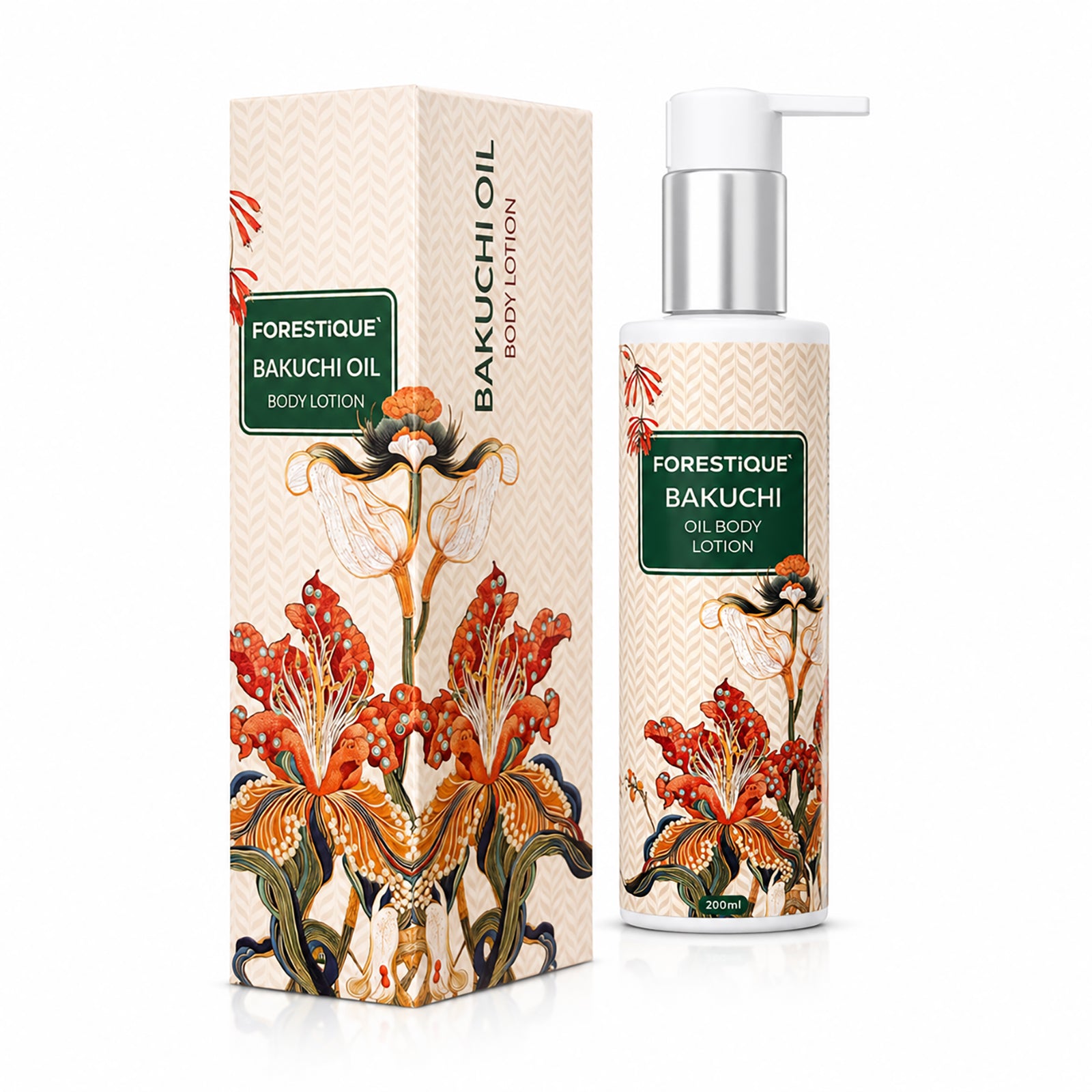 Forestique All-Day Glow & Care Kit (Under Arm Brightening Roll On + Face Moisturizer + Sunscreen + Bakuchiol Body Lotion + Silicon Free Matte Moisturizer)