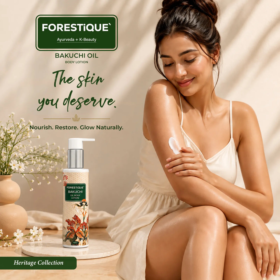 FORESTIQUE Bakuchi Oil Body Lotion