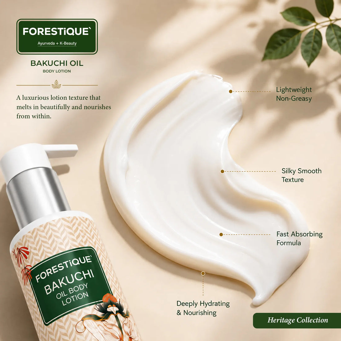 FORESTIQUE Bakuchi Oil Body Lotion