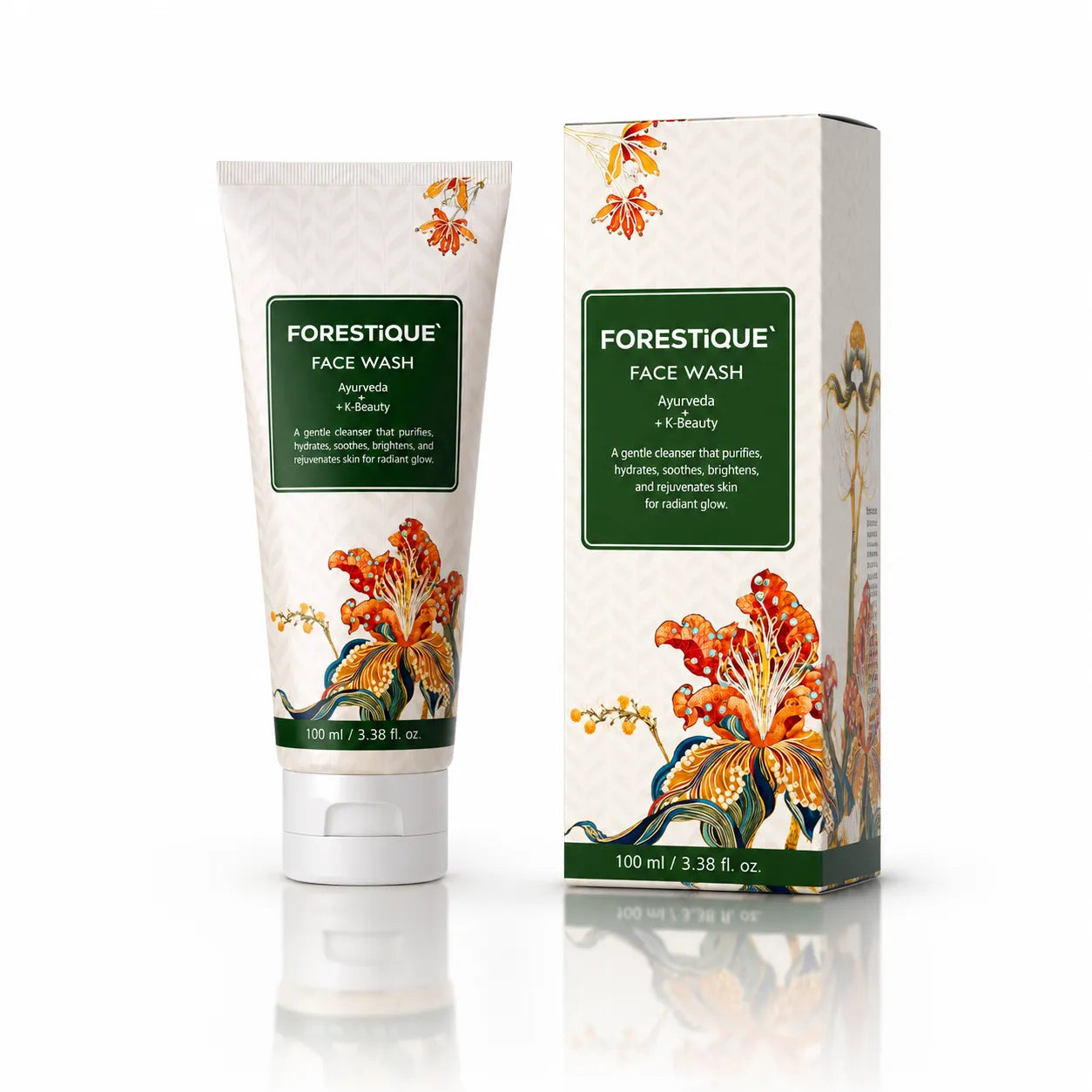 Forestique Complete Glow Essentials (Face Wash + Face Serum + Face Moisturizer + Sunscreen)