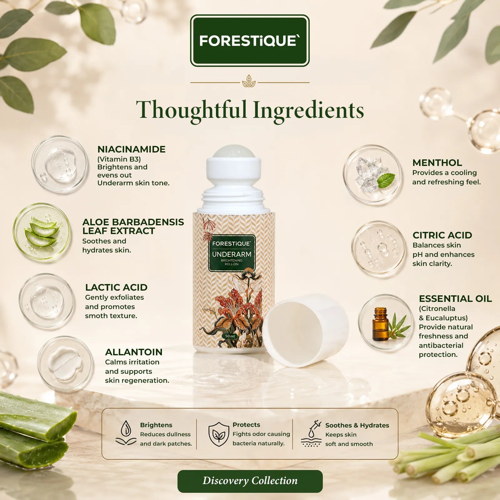 FORESTIQUE  Underarm Brightening Roll-On