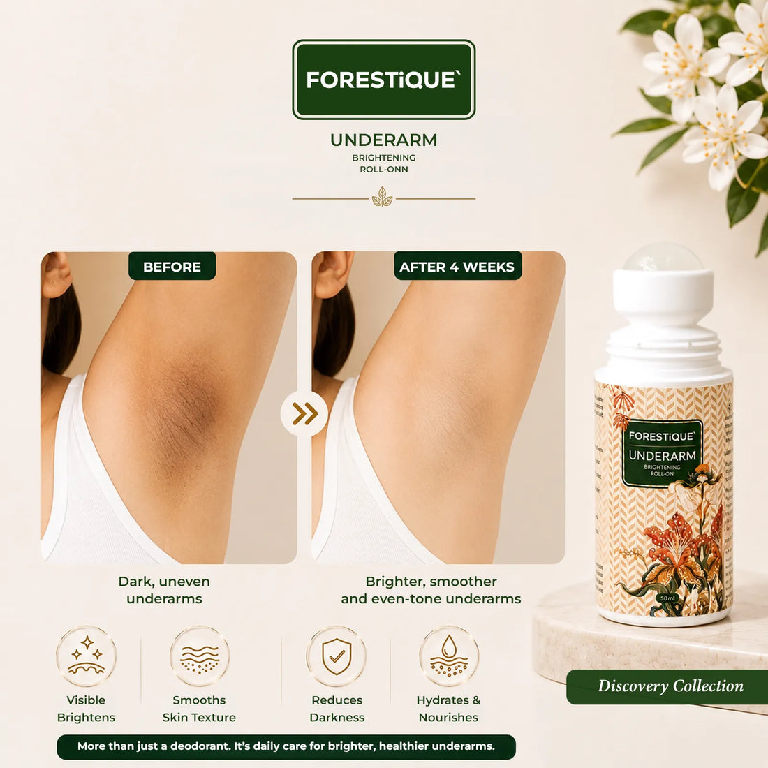 FORESTIQUE  Underarm Brightening Roll-On
