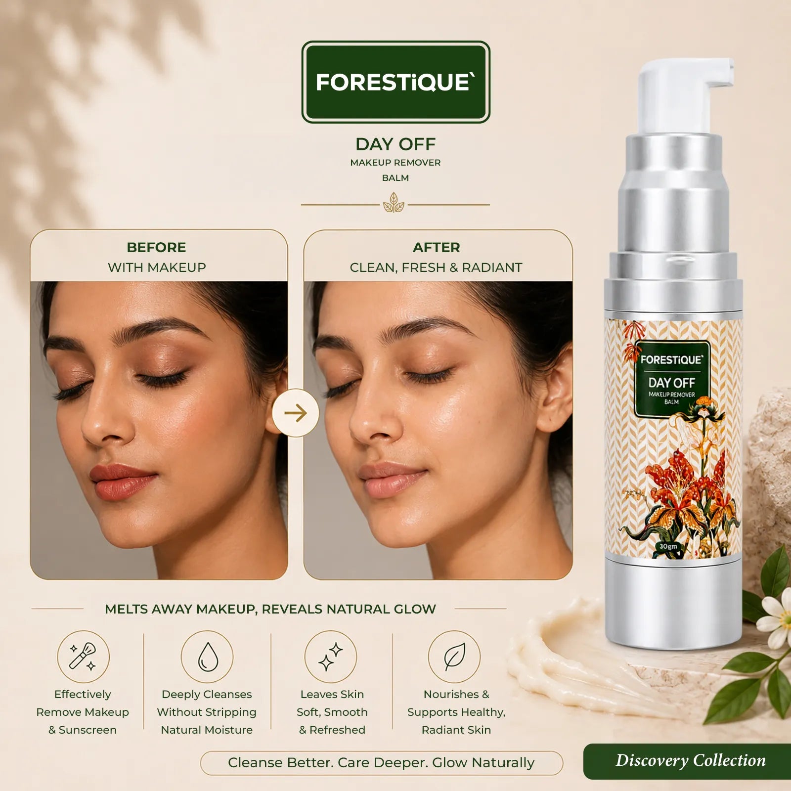FORESTIQUE Day Off Makeup Remover Balm