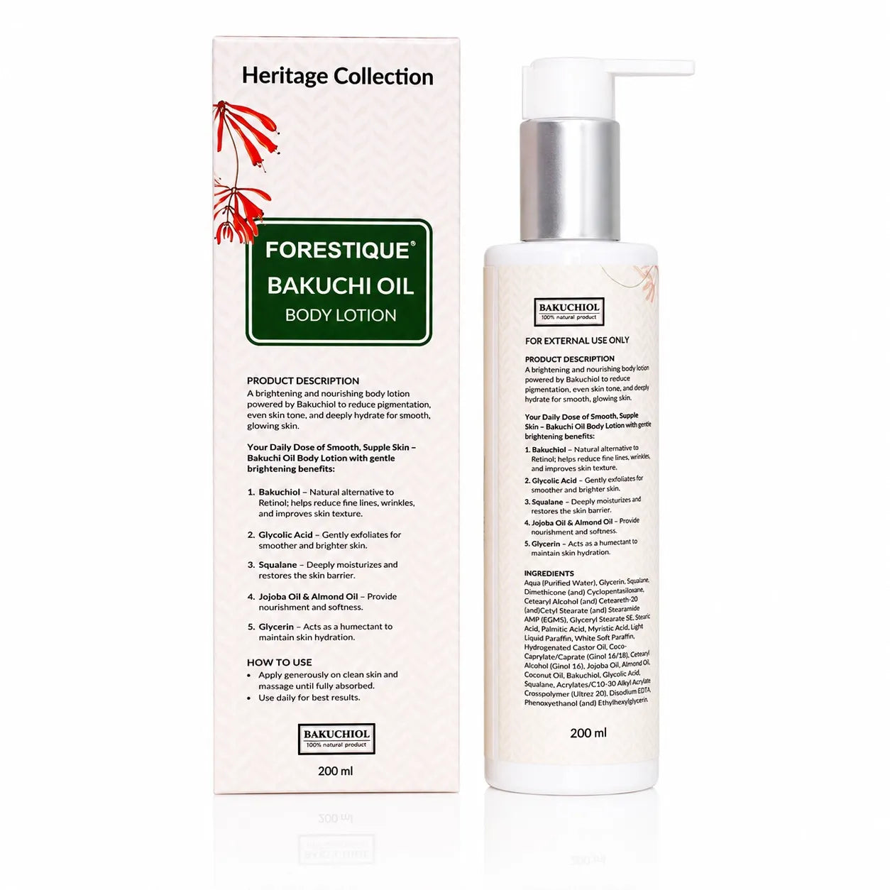 FORESTIQUE Bakuchi Oil Body Lotion