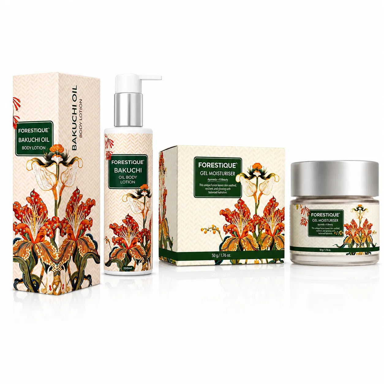 Forestique Double Nourish Duo (Face Moisturizer + Bakuchiol Body Lotion)