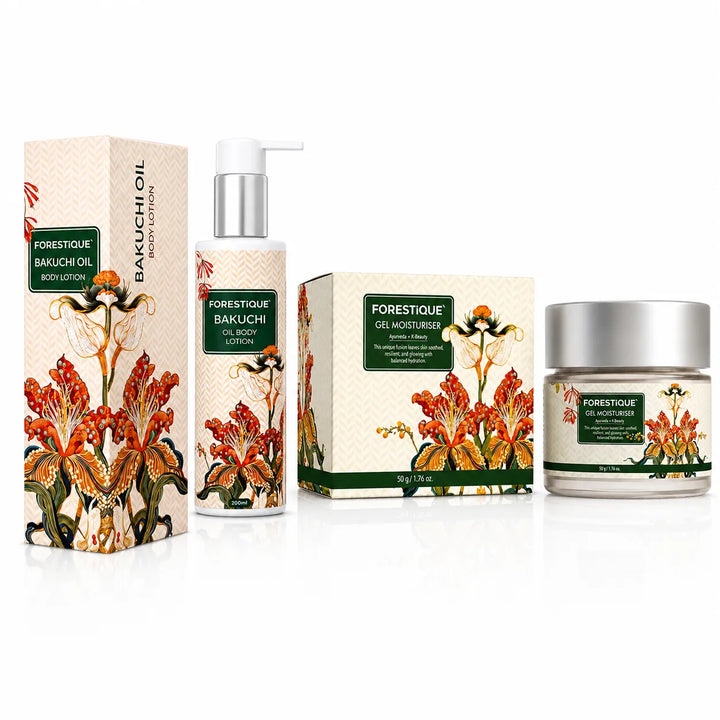 Forestique Double Nourish Duo (Face Moisturizer + Bakuchiol Body Lotion)